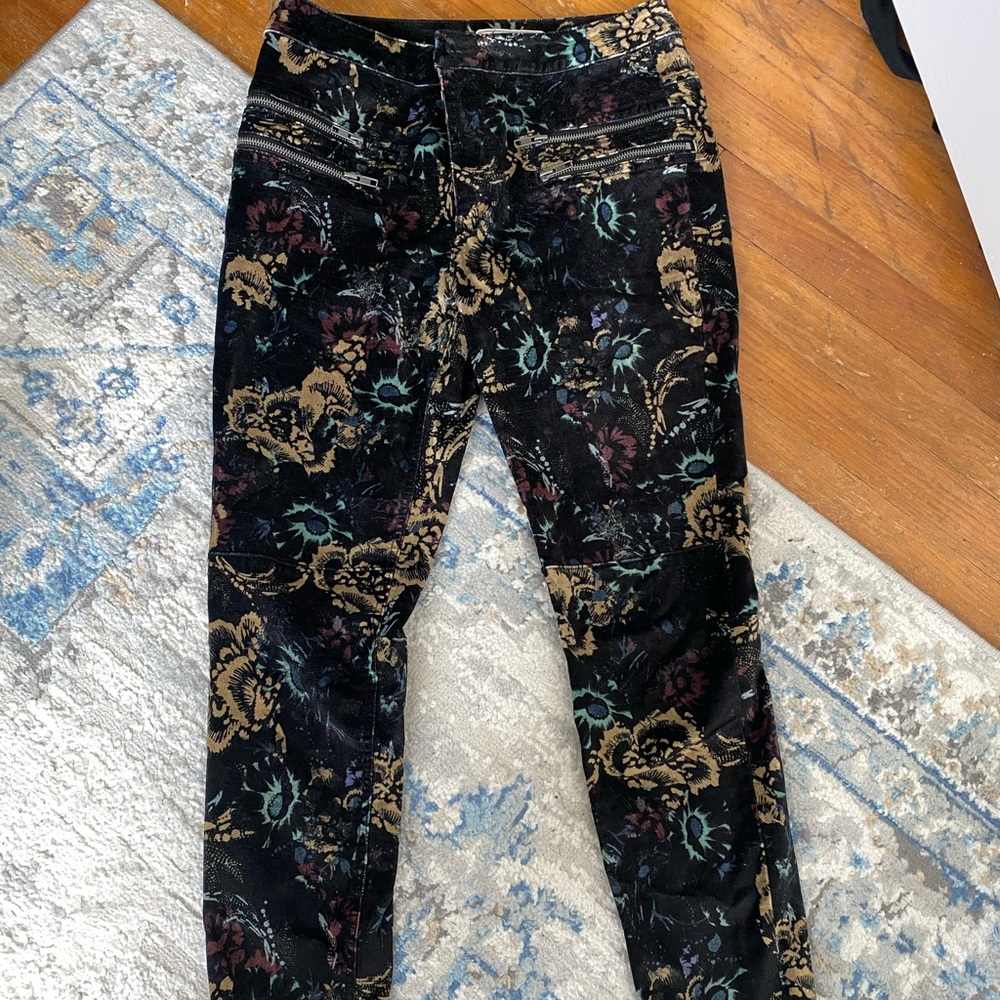 Free people velvet pants
